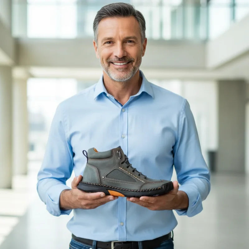 Salkin™ • Zapatos de cuero elegantes para hombre — Refinamiento y comodidad en el día a día