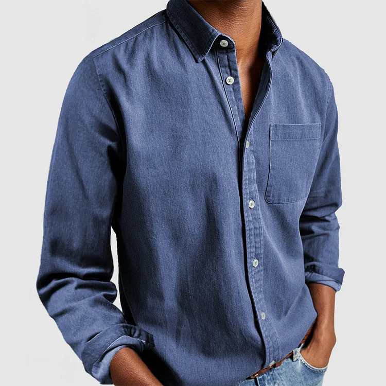Jacob™ | Camisa Casual Premium de Manga Larga – Elegancia y Comodidad para el Día a Día