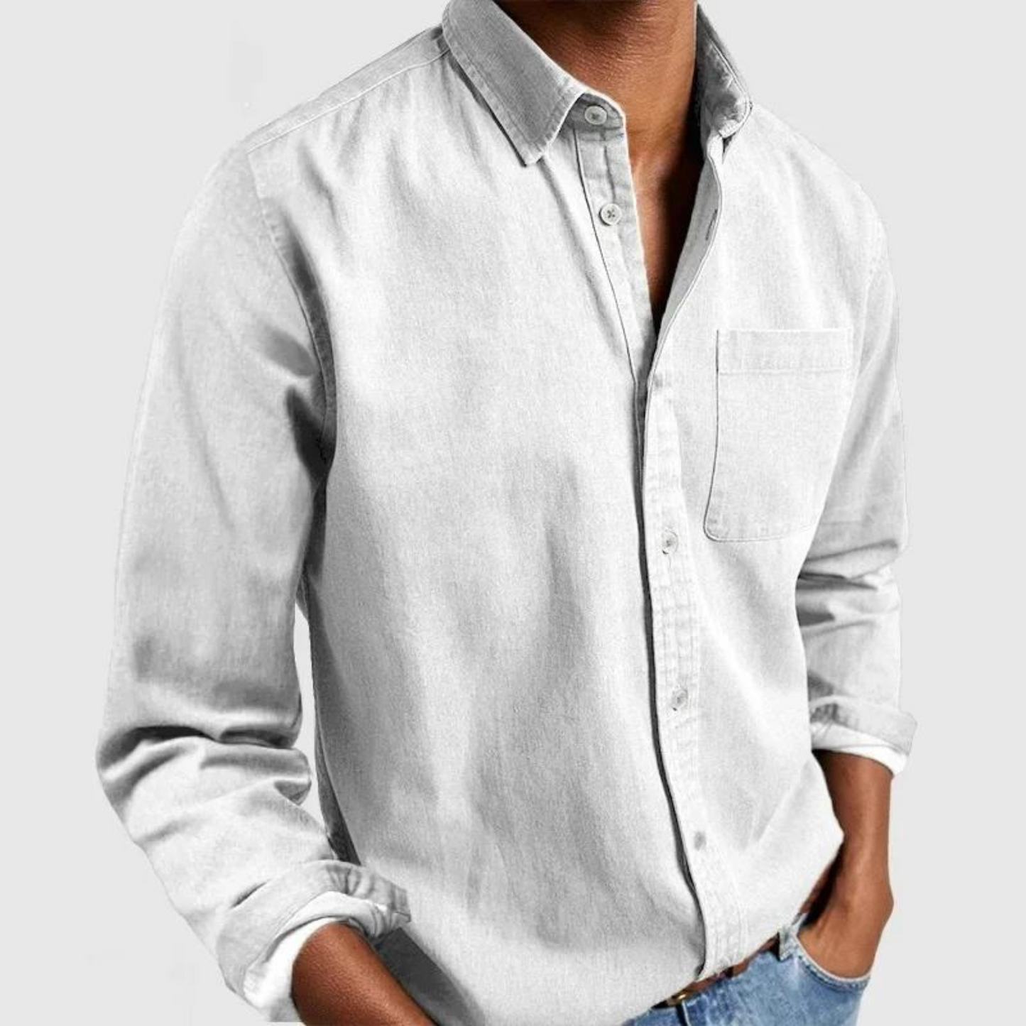 Jacob™ | Camisa Casual Premium de Manga Larga – Elegancia y Comodidad para el Día a Día