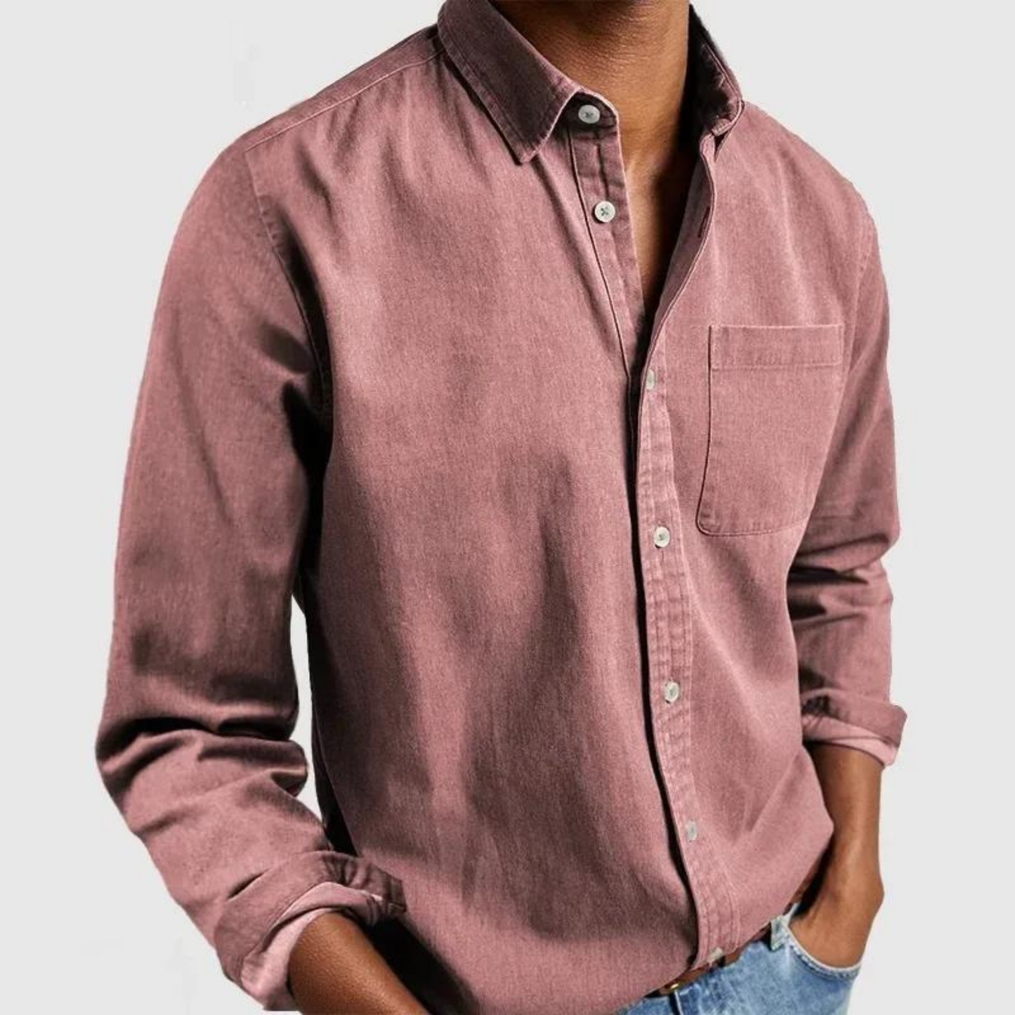 Jacob™ | Camisa Casual Premium de Manga Larga – Elegancia y Comodidad para el Día a Día