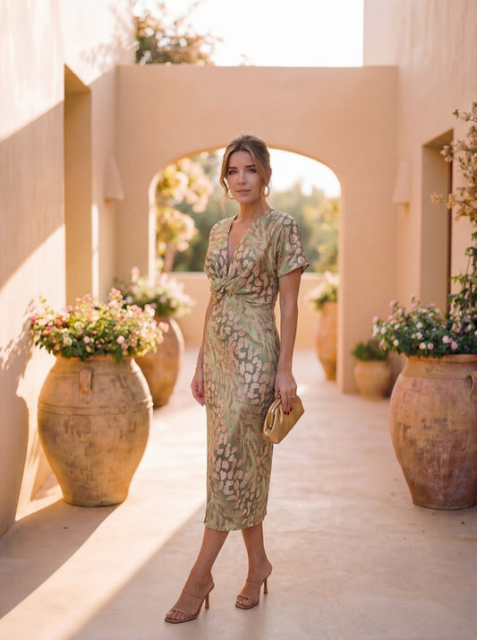 Giulia – Vestido elegante de tejido ligero y fluido