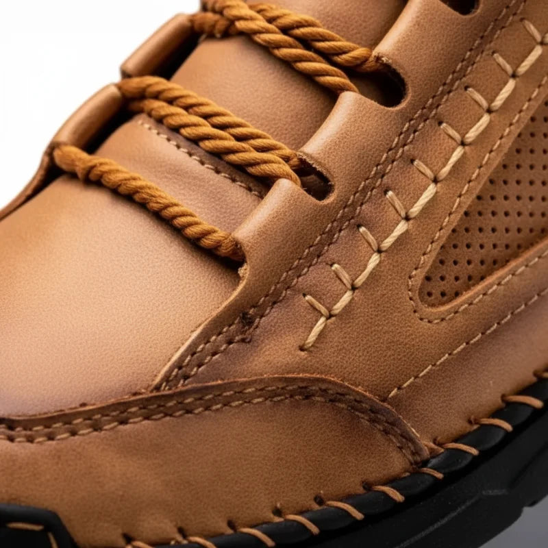 Salkin™ • Zapatos de cuero elegantes para hombre — Refinamiento y comodidad en el día a día