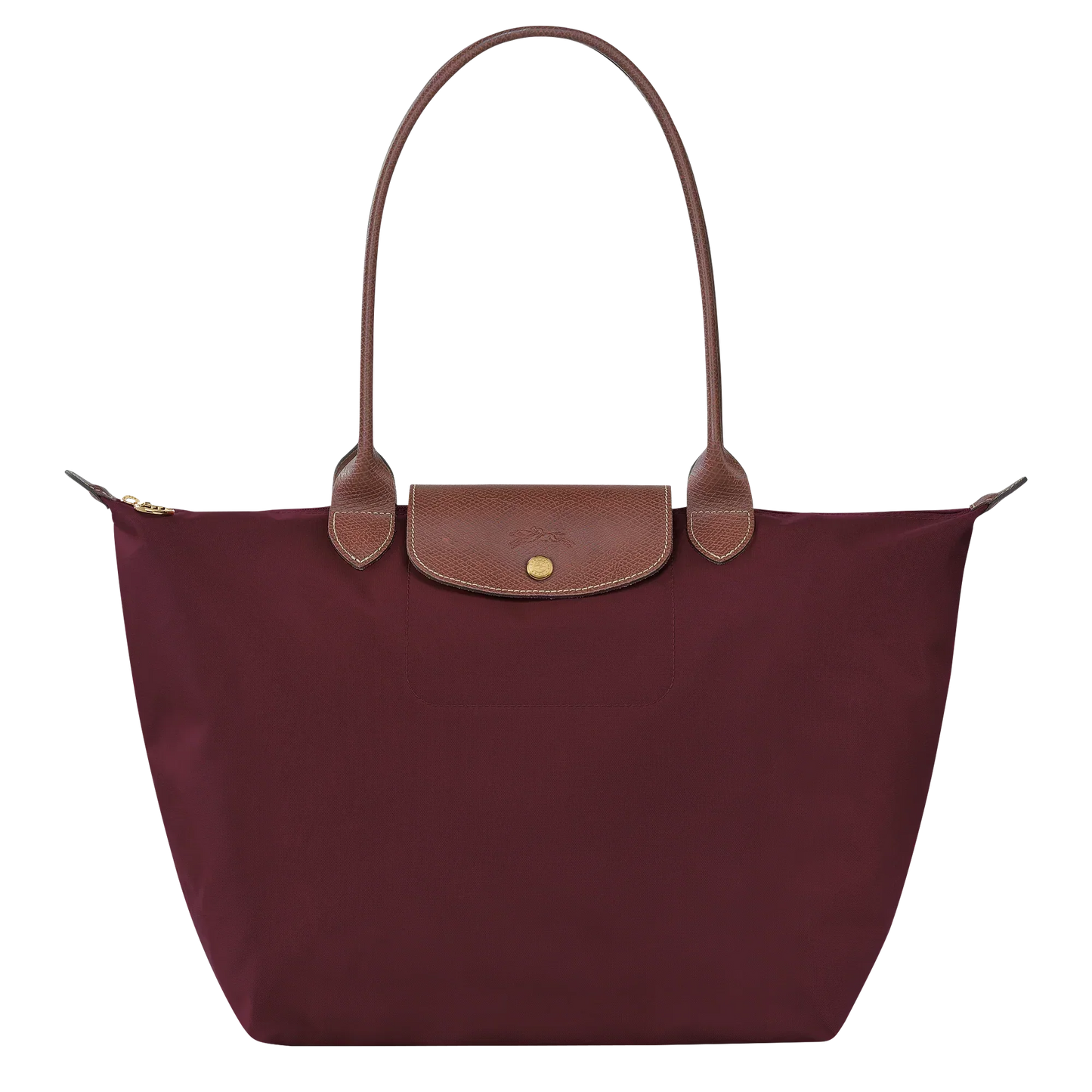 Bolso grande Le Pliage, burdeos