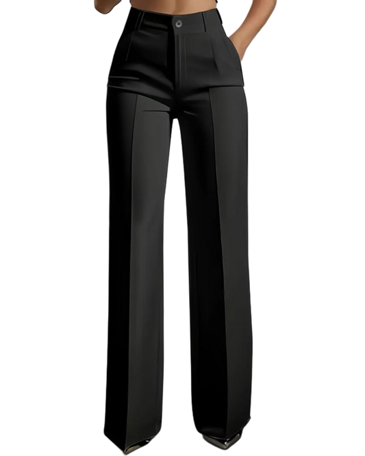 ⌛ Solo 3 días más: ¡50 % de descuento en todo! ⏰Pantalones de traje de mujer con cintura alta