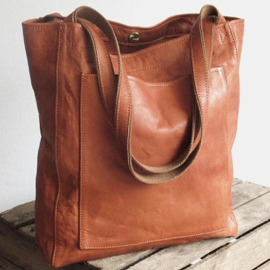 Pamela | Bolso tote de cuero clásico